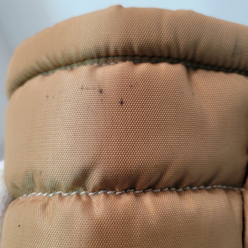 Nordica Vintage Tan Puffer Snow Boots Made in Italy Zip Up Fur Lined Size 44 - Picture 8 of 13